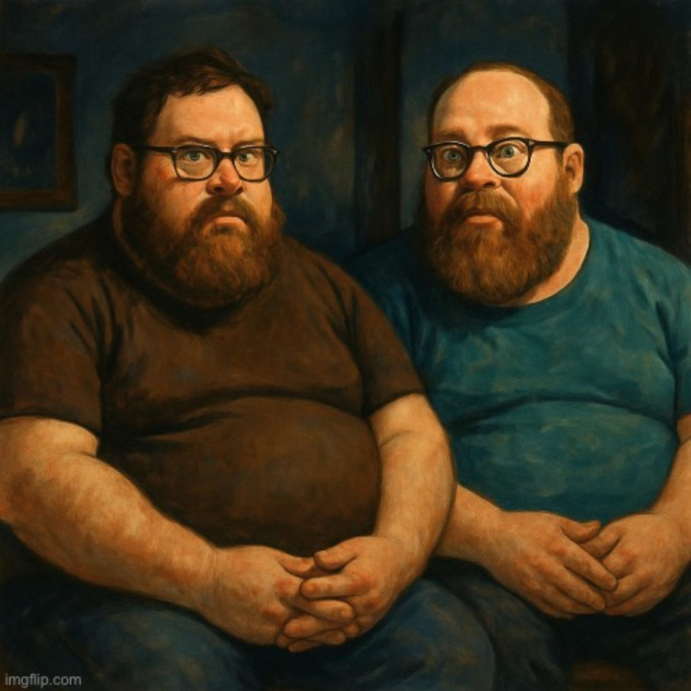 No one asked 2 guys Blank Meme Template