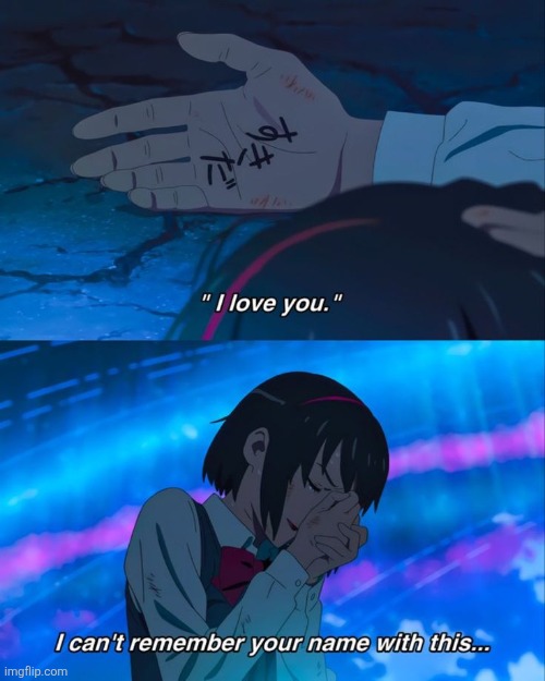 Always write your name on your hand, not any dumb shit | made w/ Imgflip meme maker