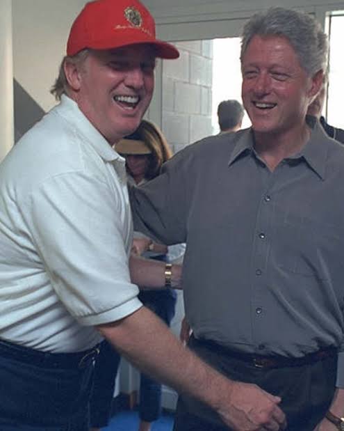 Trump Bill Clinton Blank Meme Template