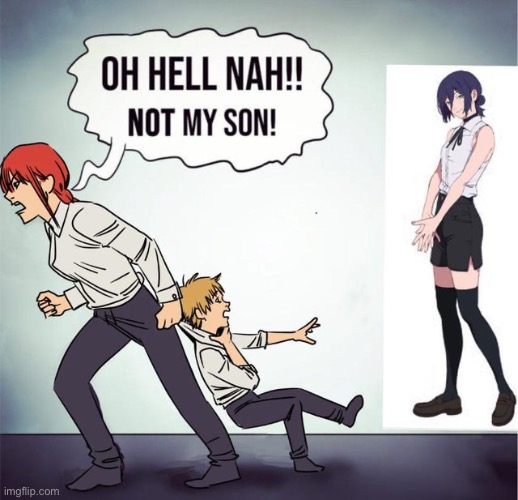 image tagged in csm,denji,makima,reze | made w/ Imgflip meme maker