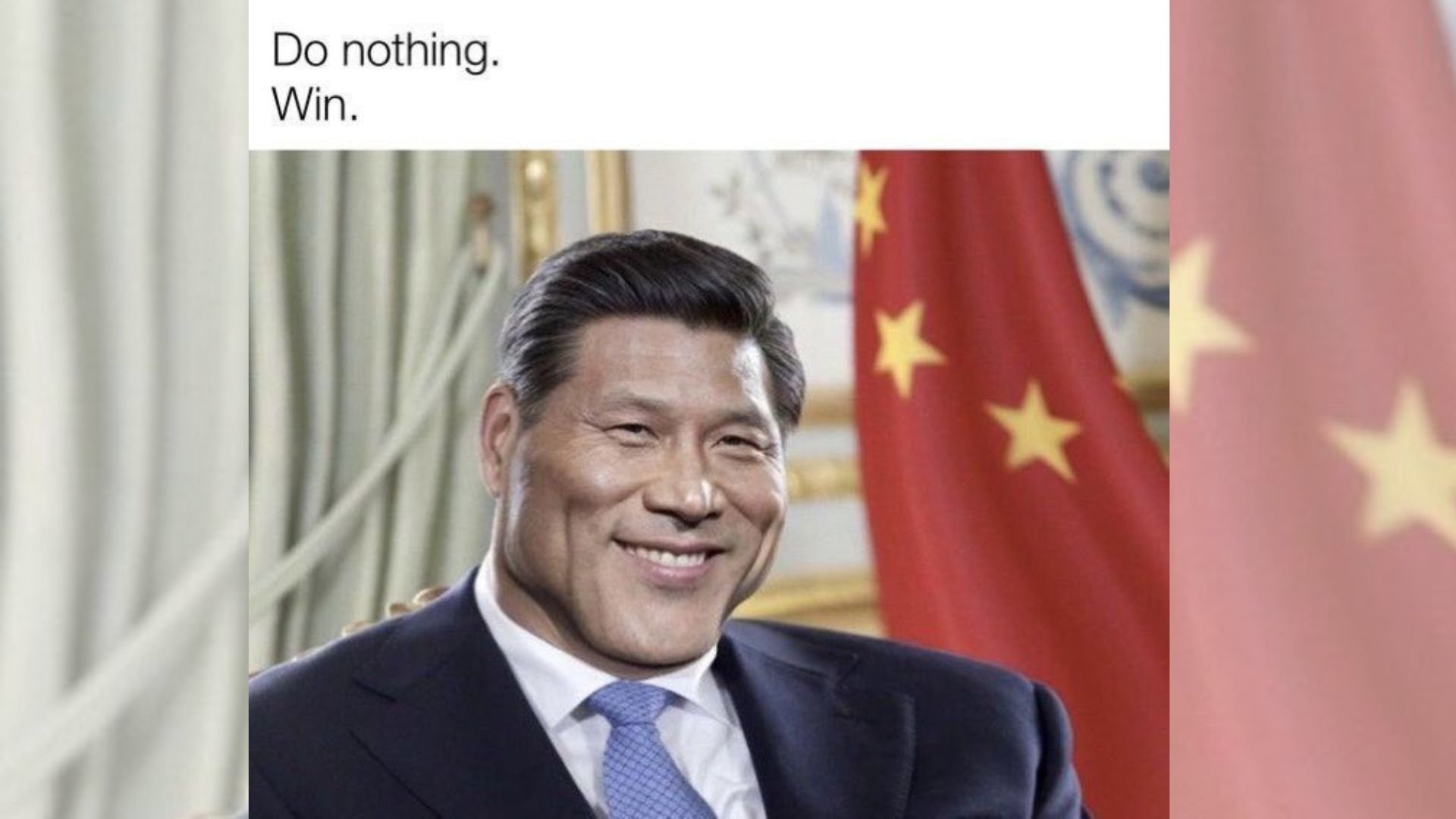 Do nothing. Win. Blank Meme Template