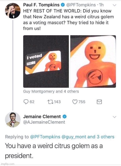 The post was funny, the comment cursed | image tagged in new zealand,voting,vote,democracy | made w/ Imgflip meme maker
