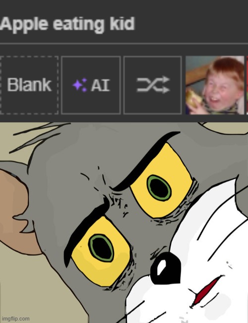 FYM APPLE EATING KID???!!! | image tagged in memes,unsettled tom,apple eating kid,funny,fun | made w/ Imgflip meme maker