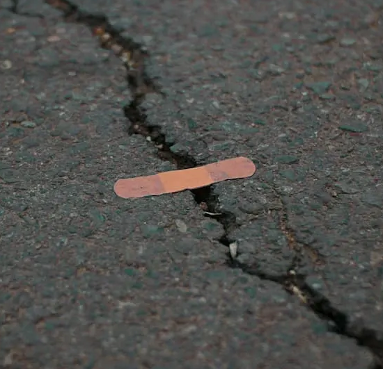 Band-aid over craack Blank Meme Template