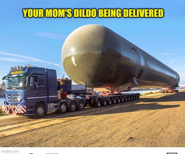 Your mom's | YOUR MOM'S DILDO BEING DELIVERED | image tagged in your mom's | made w/ Imgflip meme maker