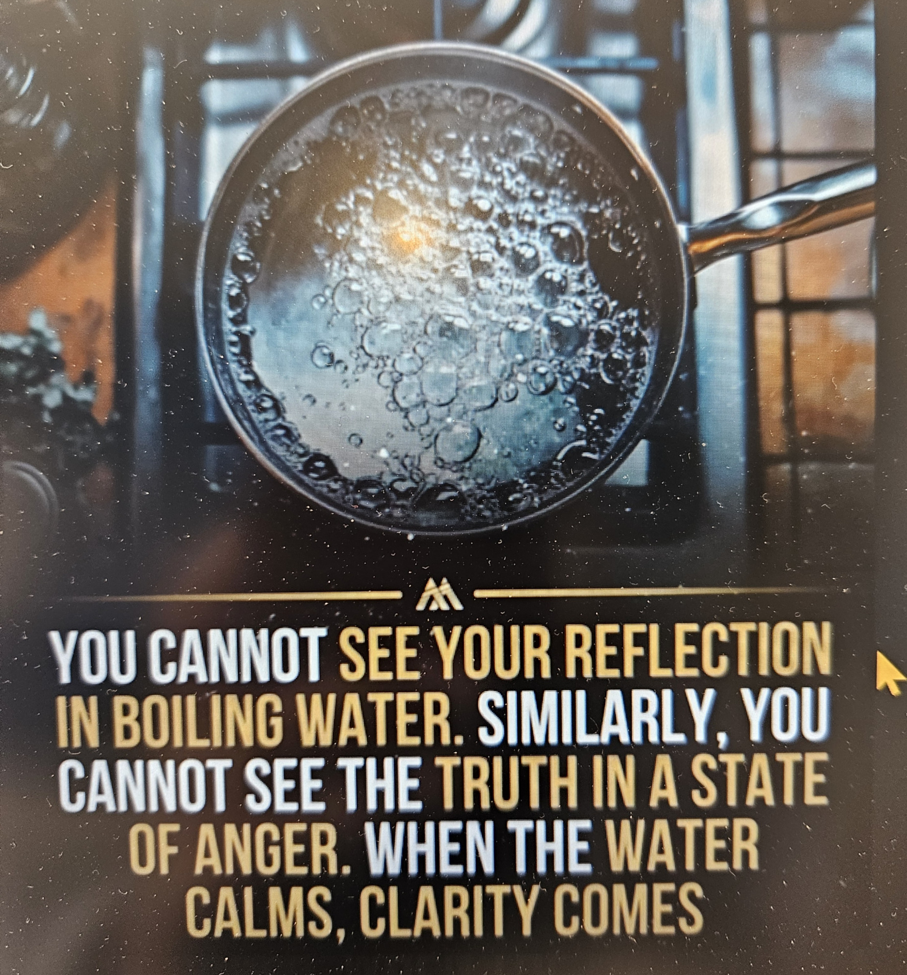 Boiling water anger clarity Blank Meme Template