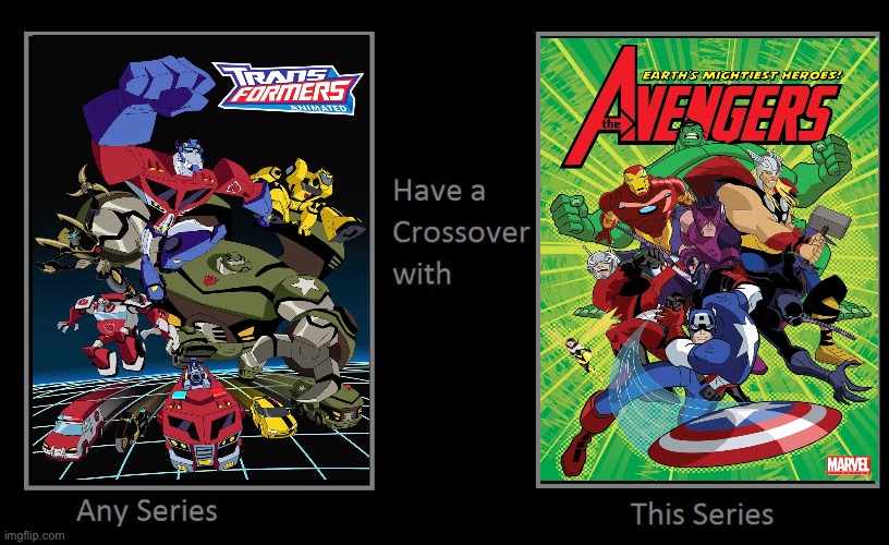 No questions. This just popped up a while ago. | image tagged in one series has a crossover with another | made w/ Imgflip meme maker