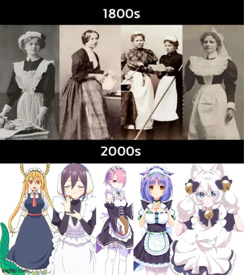Yeah... 2000s maids are much better in my opinion. | made w/ Imgflip meme maker