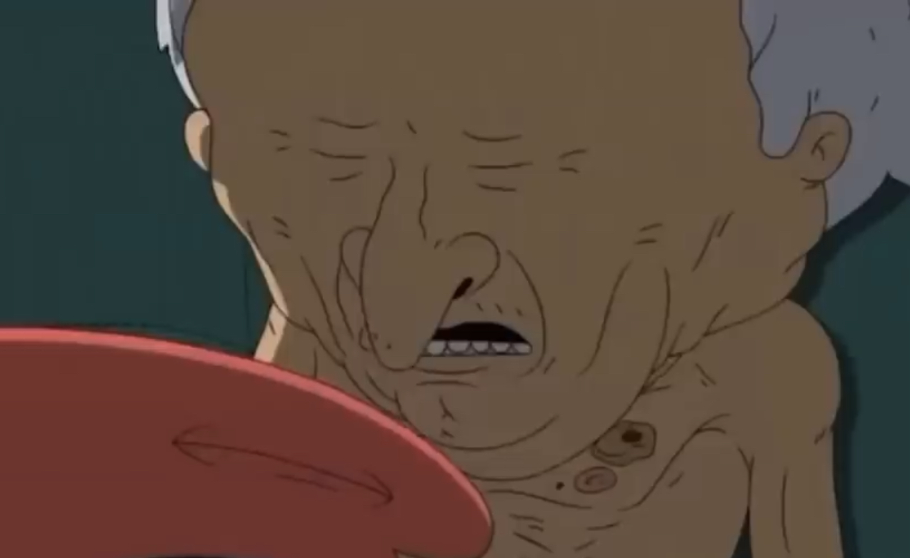 Smiling friends alan mr boss Blank Meme Template