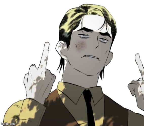 flipping off | image tagged in flipping off | made w/ Imgflip meme maker