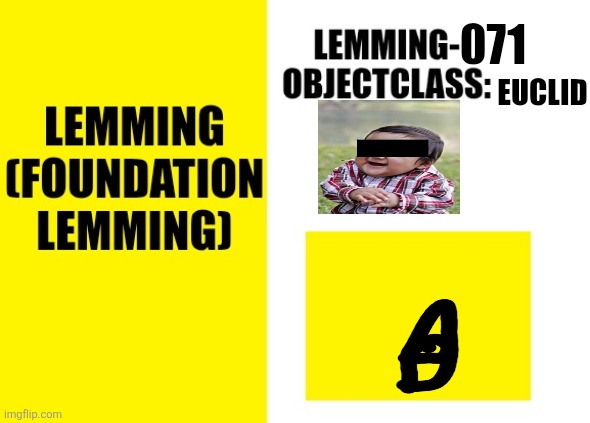Lemming-071 Blank Meme Template