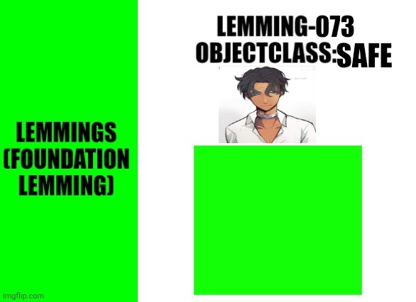 LEMMING-073 Blank Meme Template