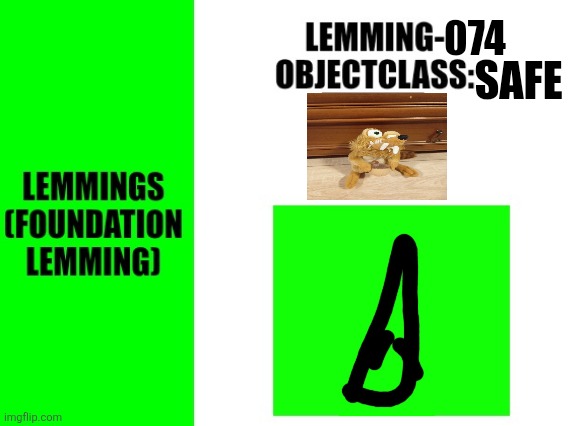 Lemming-074 Blank Meme Template