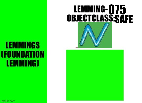 Lemming-075 Blank Meme Template