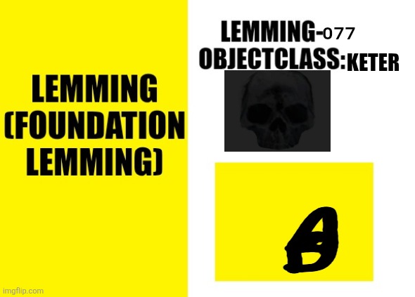 Lemming-077 Blank Meme Template