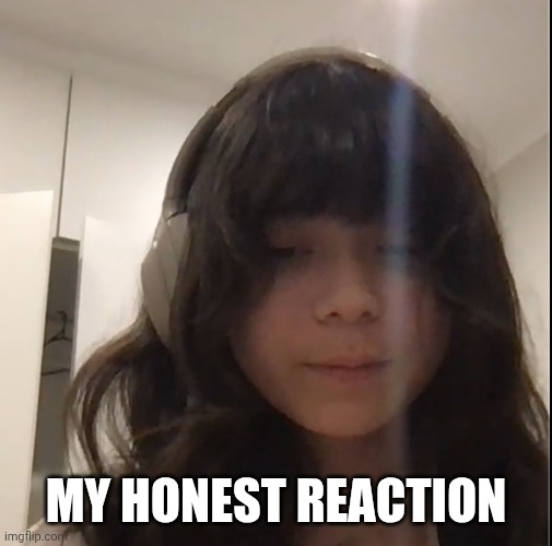 My honest reaction | MY HONEST REACTION | image tagged in feathers | made w/ Imgflip meme maker