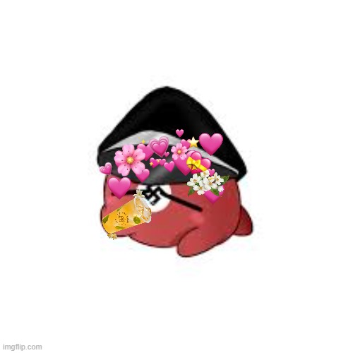 my logo | image tagged in kirby germany in 1930s,logo | made w/ Imgflip meme maker