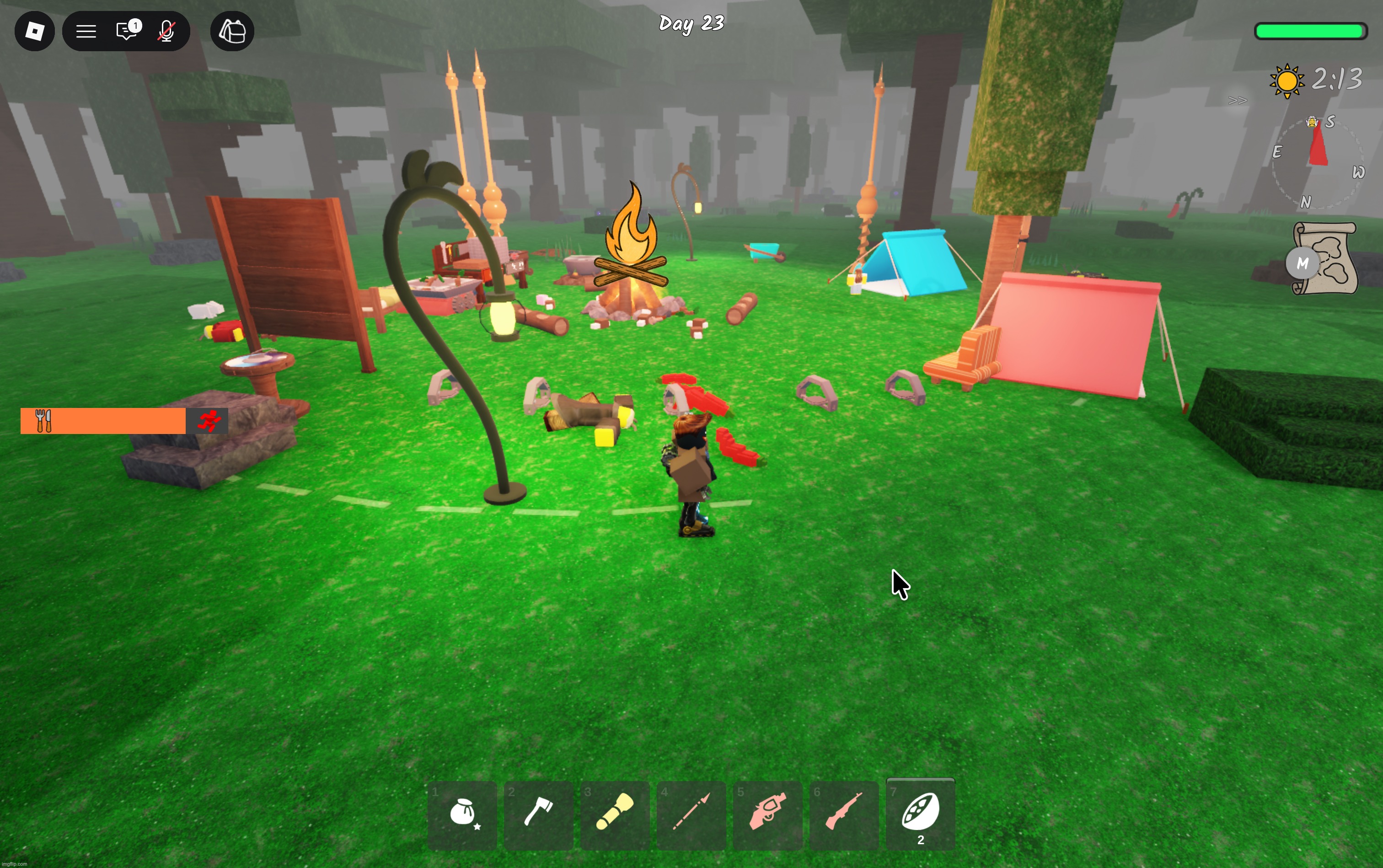 cozy hangout | image tagged in 99 nights,in the forest',gaming | made w/ Imgflip meme maker