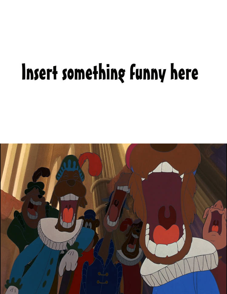 The Crowd laughing at what Blank Meme Template