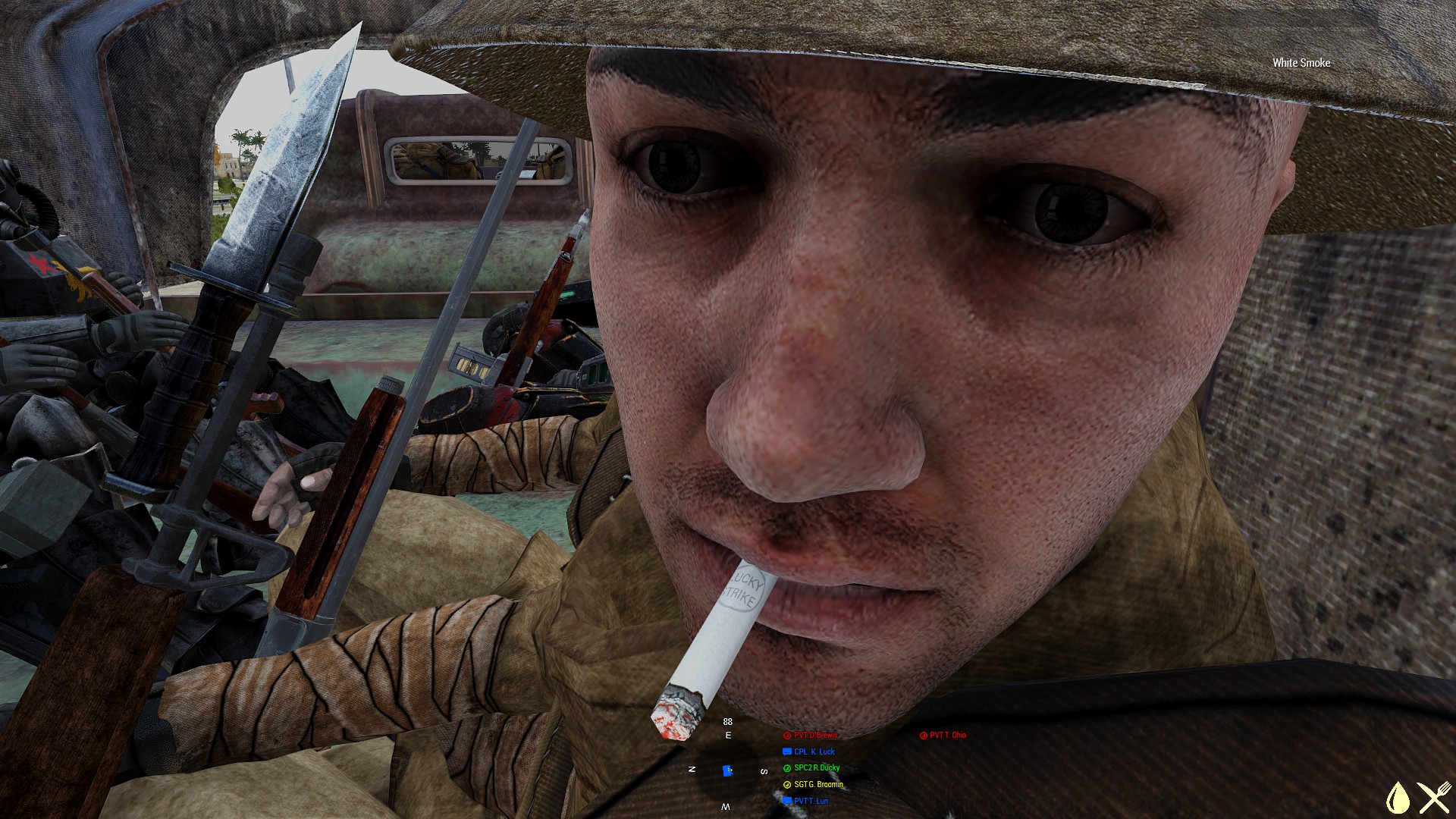 arma 1000 yard stare Blank Meme Template