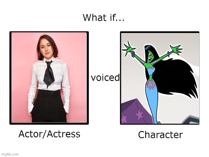 What if Zelda Williams voiced Desiree? | image tagged in what if this actor or actress voiced this character,zelda williams,danny phantom,nickelodeon,desiree | made w/ Imgflip meme maker