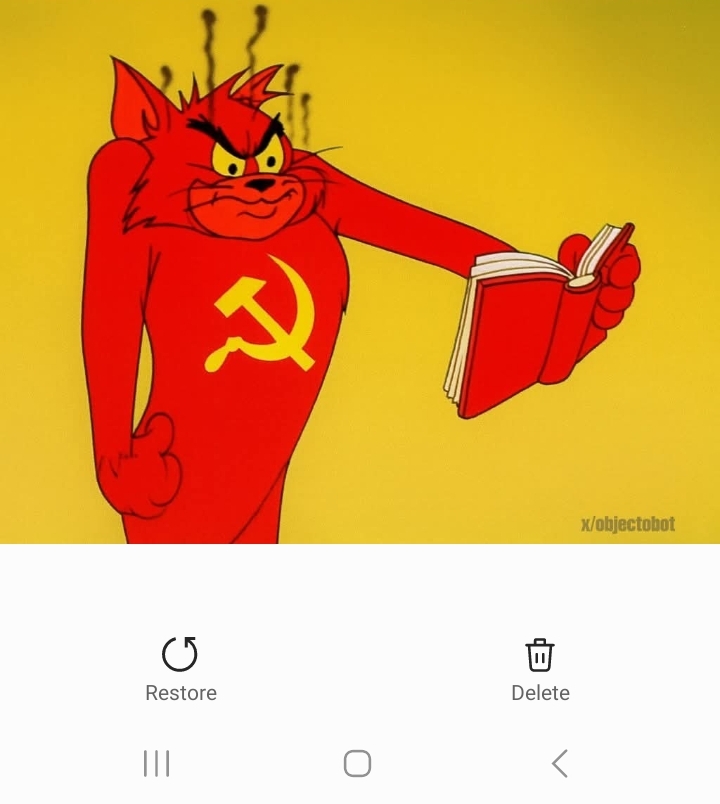 Communist Cat Blank Meme Template