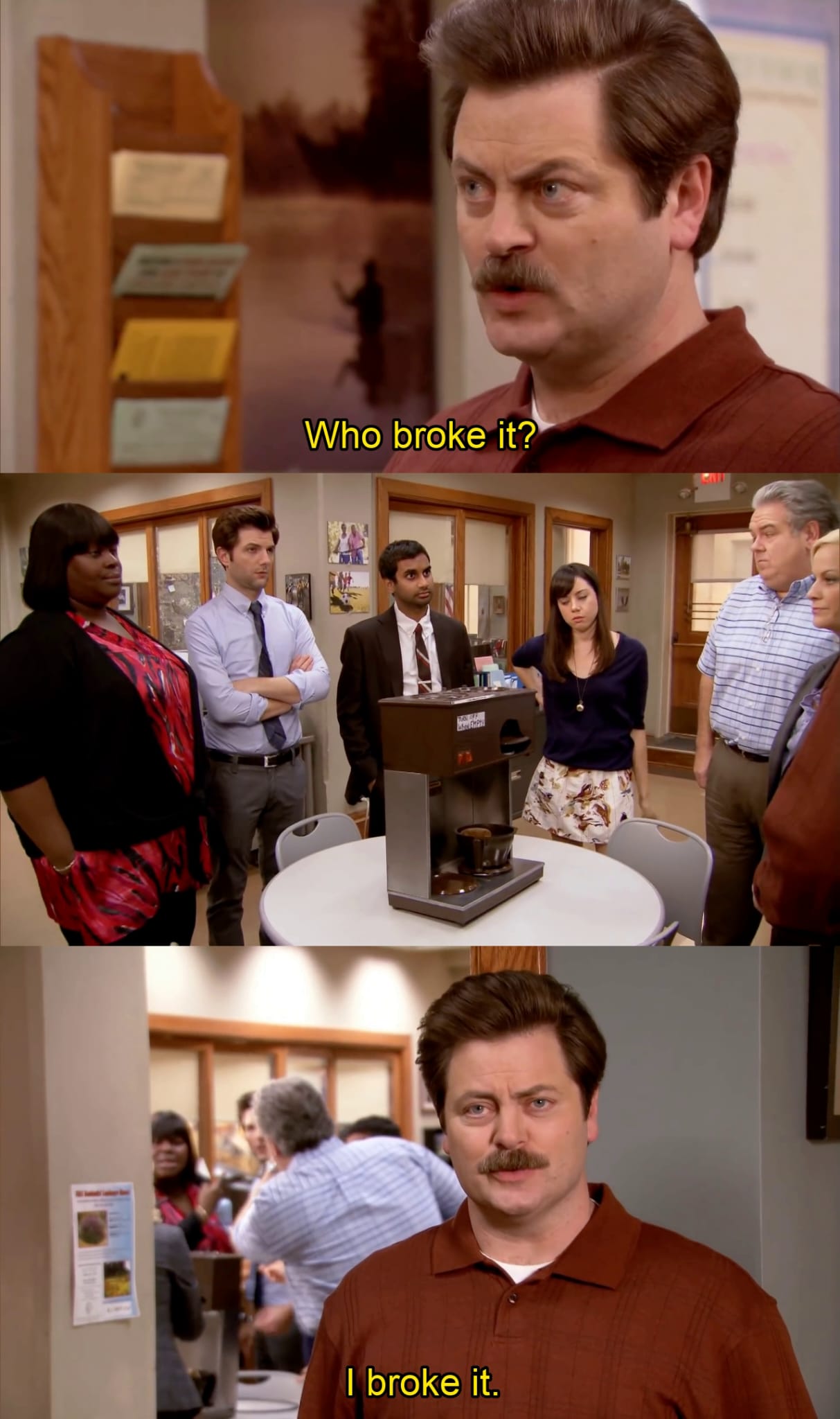 Who broke it Blank Meme Template