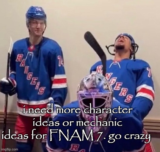Ryan Reaves | i need more character ideas or mechanic ideas for FNAM 7. go crazy | image tagged in ryan reaves | made w/ Imgflip meme maker