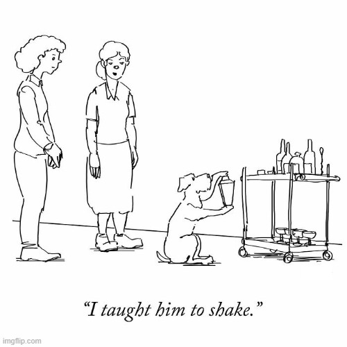 Shake Fido | image tagged in comics | made w/ Imgflip meme maker