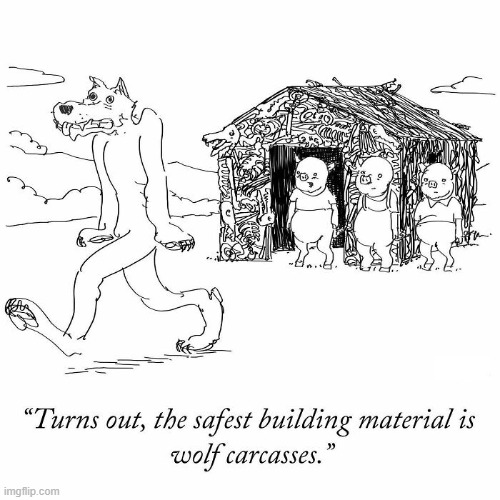 Little Pig Little Pig | image tagged in comics | made w/ Imgflip meme maker