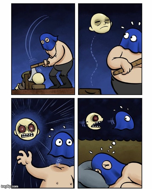 PacMan Nightmare | image tagged in comics | made w/ Imgflip meme maker