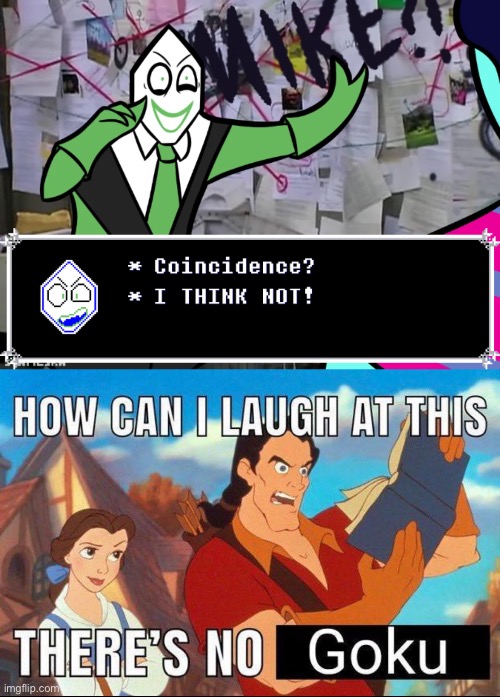 image tagged in coincidence i think not deltarune version 2 | made w/ Imgflip meme maker