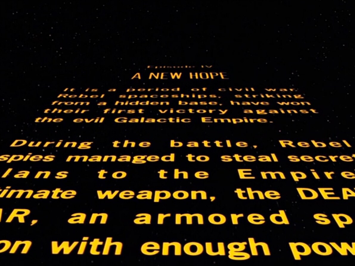 High Quality Star wars opening crawl Blank Meme Template