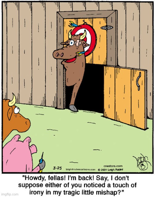 Rubes | image tagged in comics,rubes,farm,barn,animals,bullseye | made w/ Imgflip meme maker
