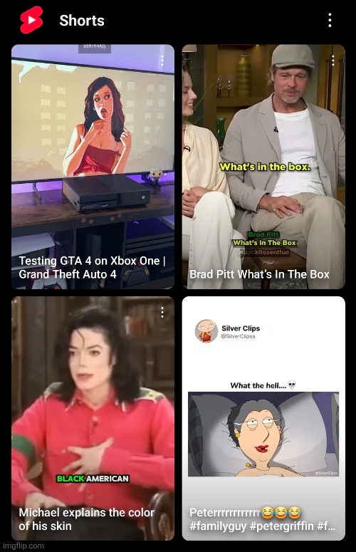 my yt shorts feed | made w/ Imgflip meme maker