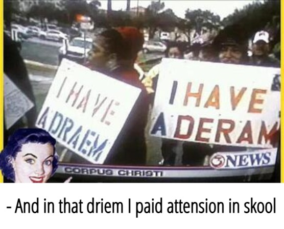 - And in that driem I paid attension in skool | image tagged in funny | made w/ Imgflip meme maker