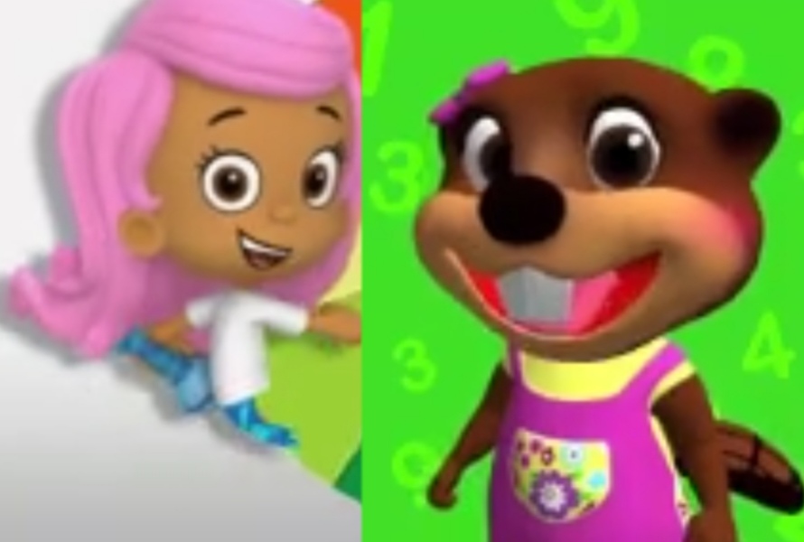 Molly & Betty beaver Blank Meme Template