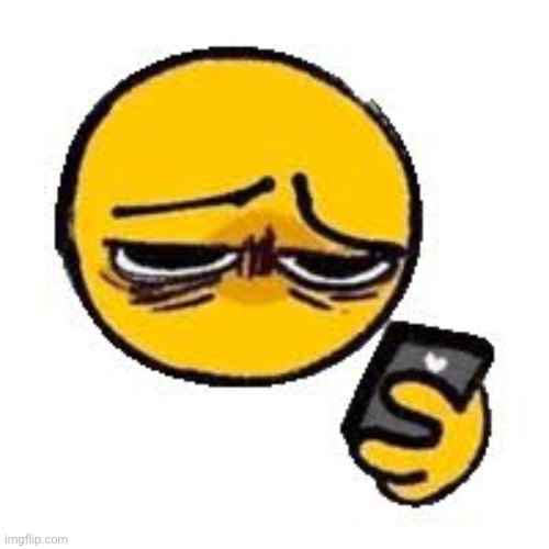 Emoji looking up from phone | image tagged in emoji looking up from phone | made w/ Imgflip meme maker