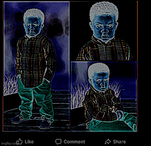 Angry black kid | image tagged in angry black kid | made w/ Imgflip meme maker