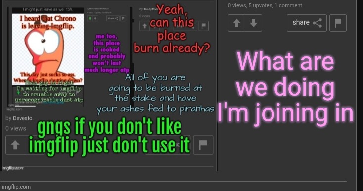 What are we doing I'm joining in | made w/ Imgflip meme maker