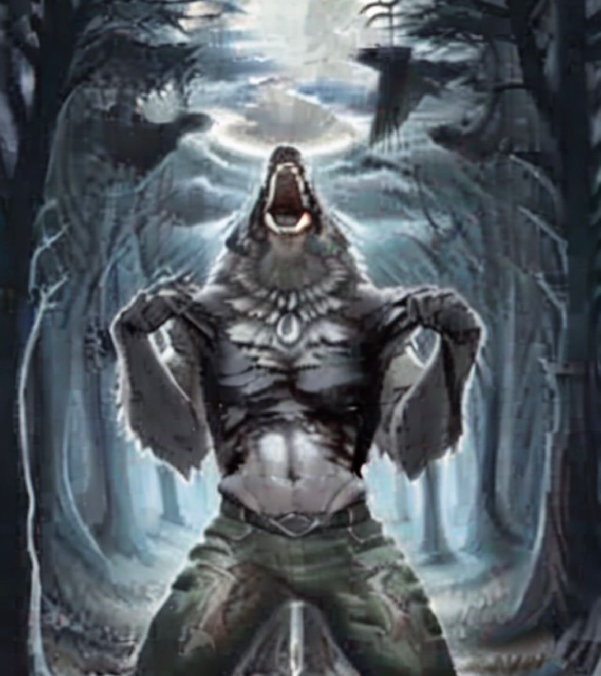 Wolf tearing shirt Blank Meme Template