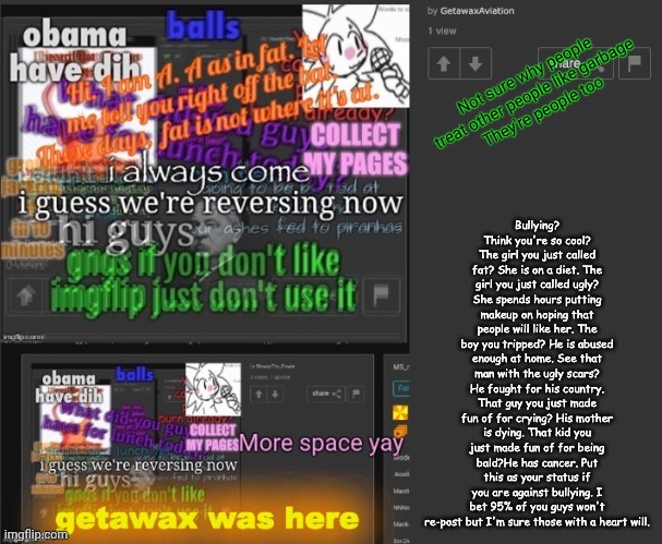 Not sure why people treat other people like garbage
They're people too | made w/ Imgflip meme maker