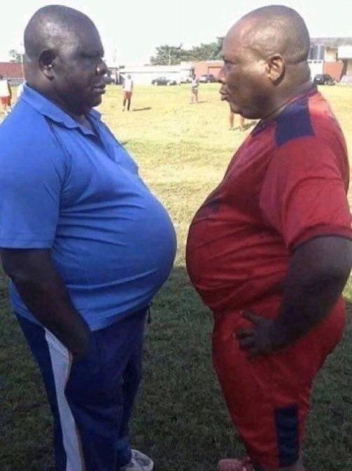 2 big men Blank Meme Template