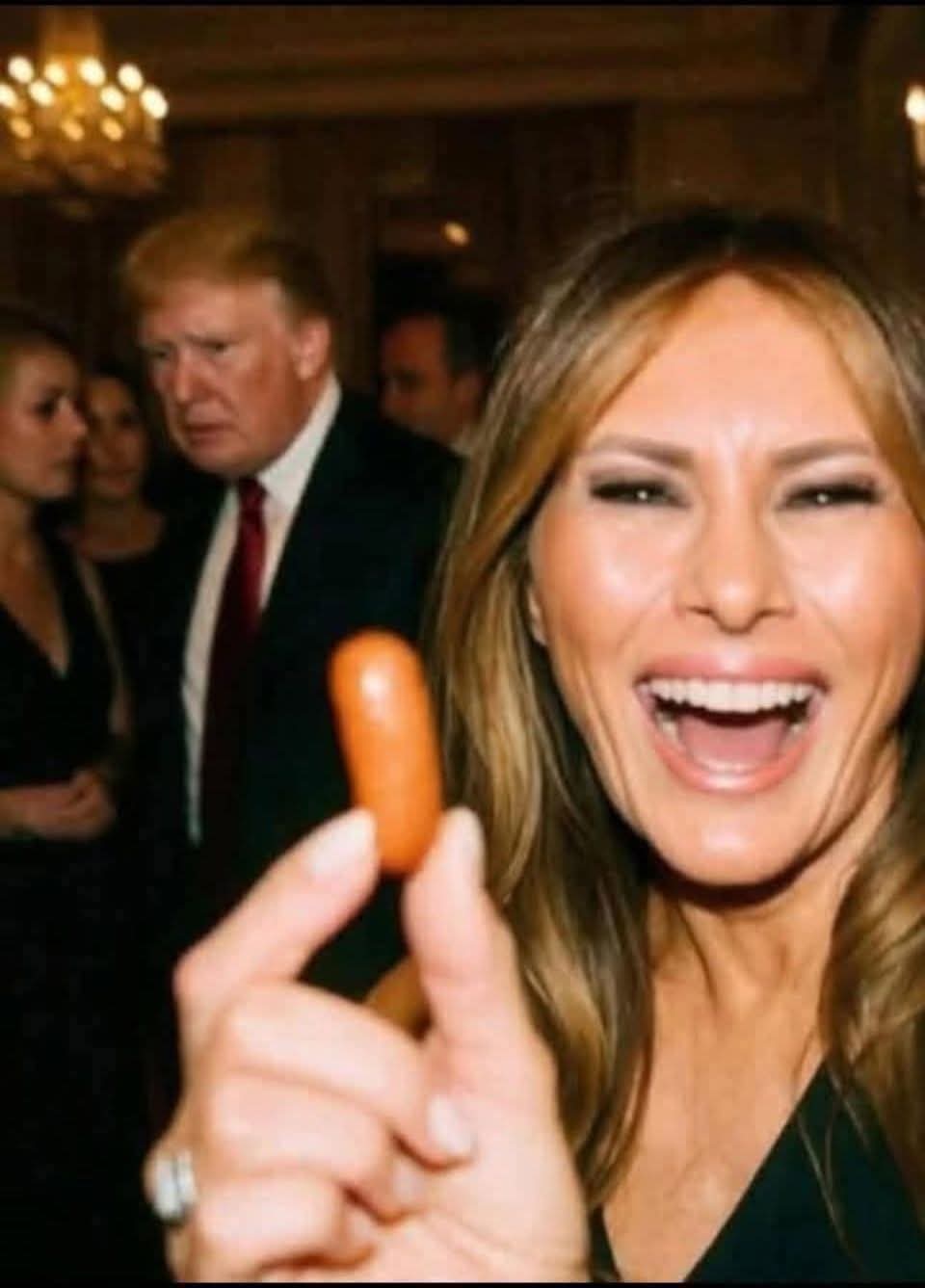 Melanie Trump Cocktail Weenie Blank Meme Template