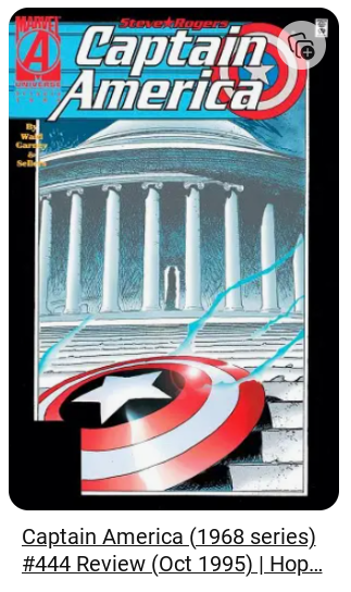 Captain America #444 Blank Meme Template