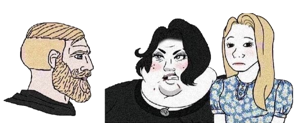 she's not interested Blank Meme Template