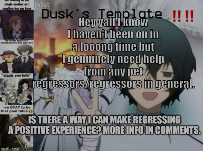 Dusk here | made w/ Imgflip meme maker