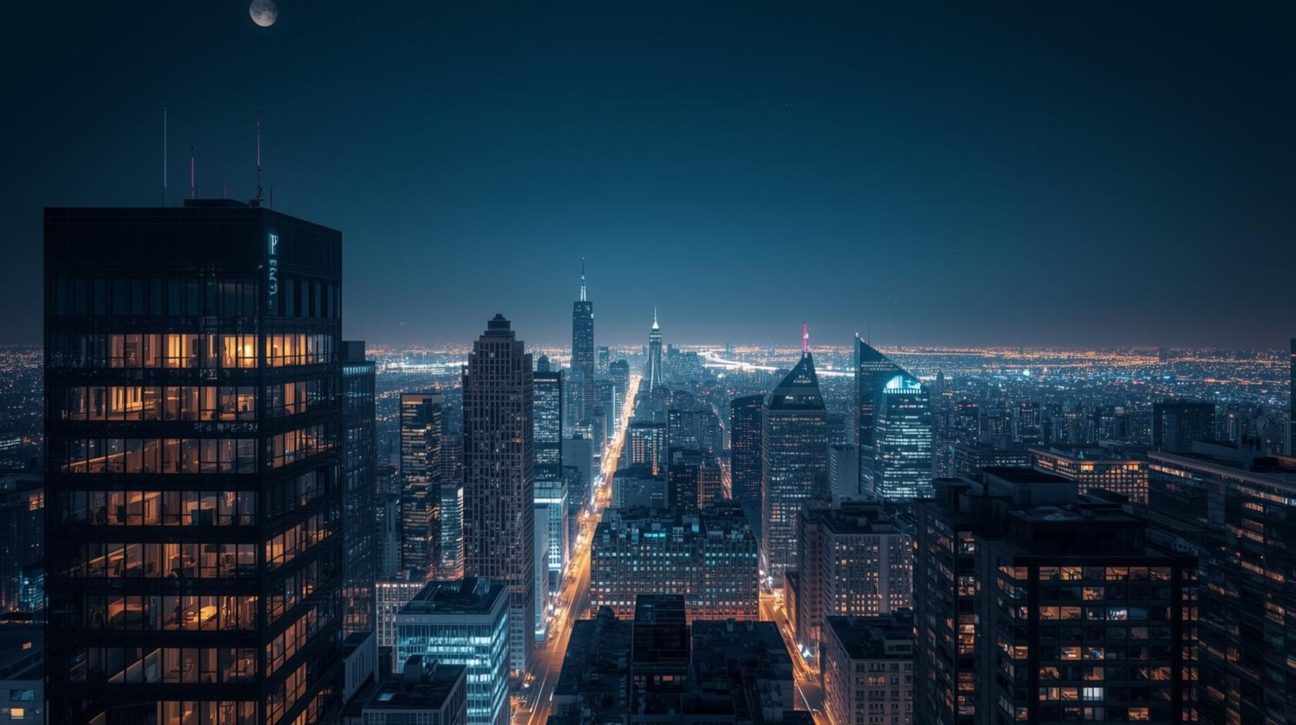 Cityscape Blank Meme Template