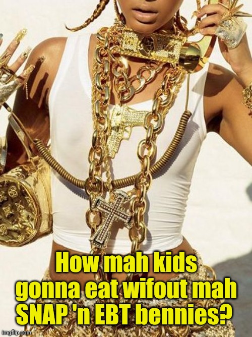 How mah kids gonna eat wifout mah SNAP 'n EBT bennies? | made w/ Imgflip meme maker