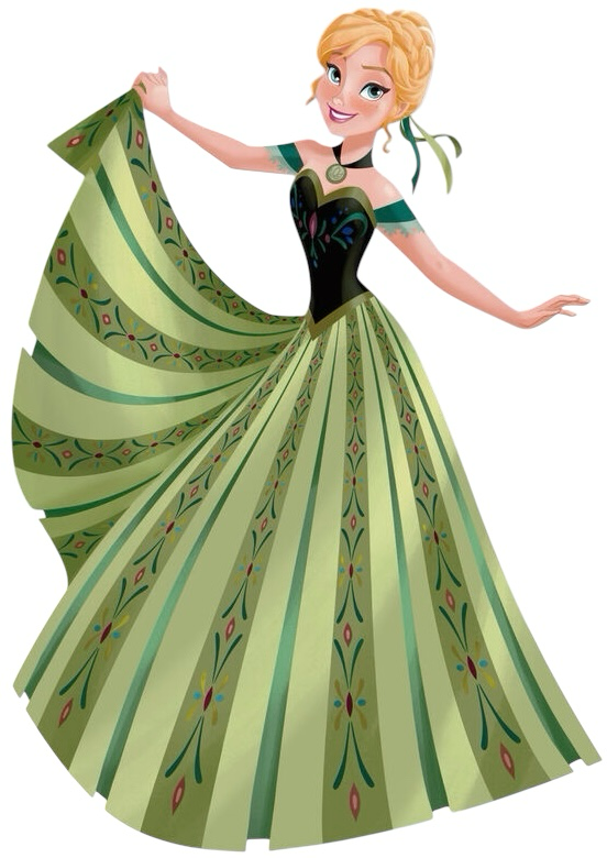 Anna in her Coronation Gown Blank Meme Template